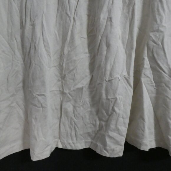 OLEG CASSINI SPORT | xl - extra large | Beige Short Sleeve Scoop Neck Blouse - Picture 8 of 15